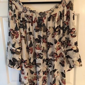 Rose & Olive off the shoulders top plus size 3x